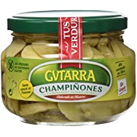 Los mejores  - Gvtarra Champiñón Laminado Extra en vidrio - Paquete de 6 x 190 gr - Total: 1140 gr